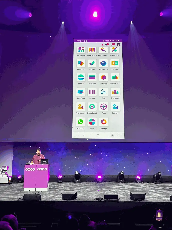 odoo mobile view